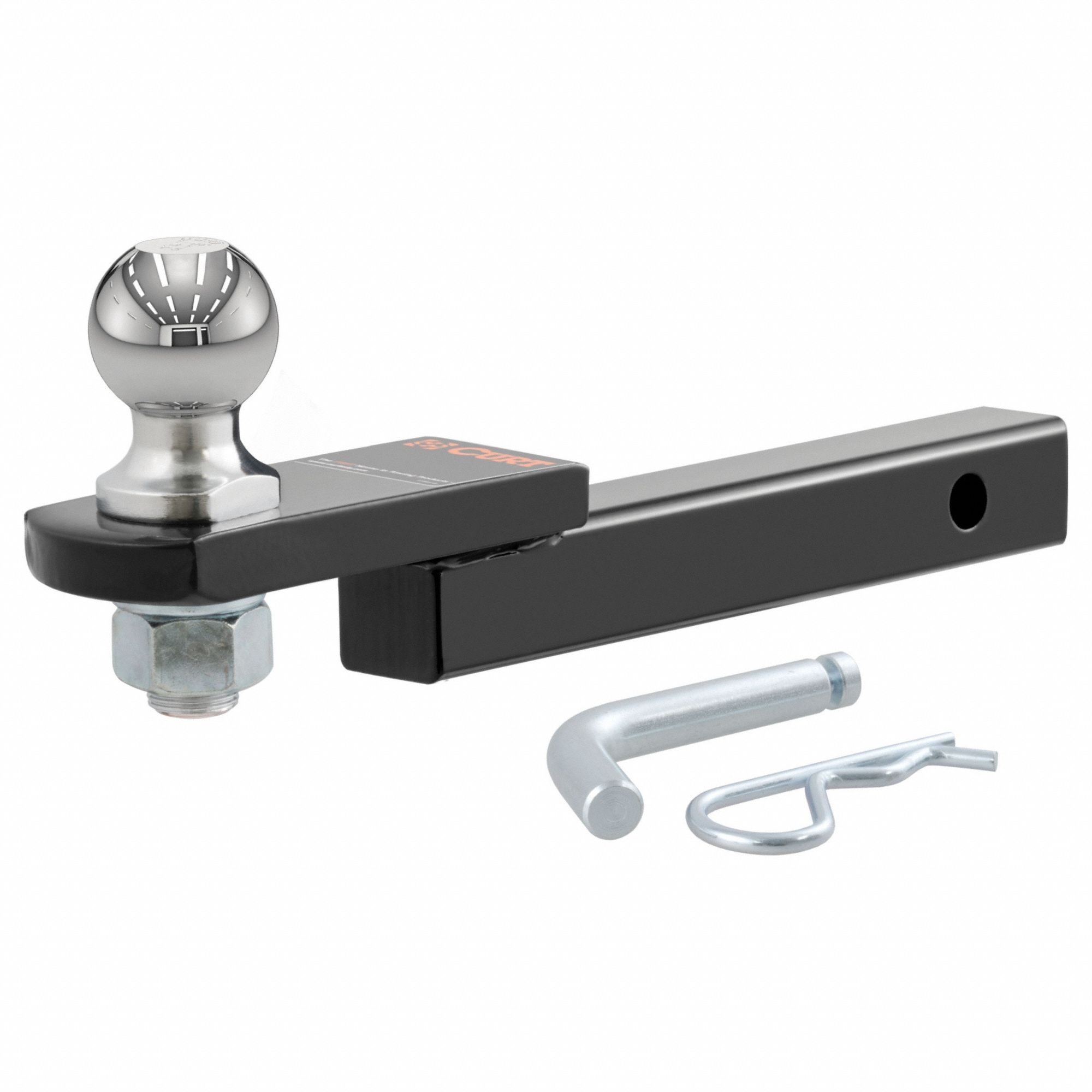 Towing Ball Mount: II, 1 in Compatible Ball Shank Dia, 2 in Ball Dia, Ball Mount Ball Mount