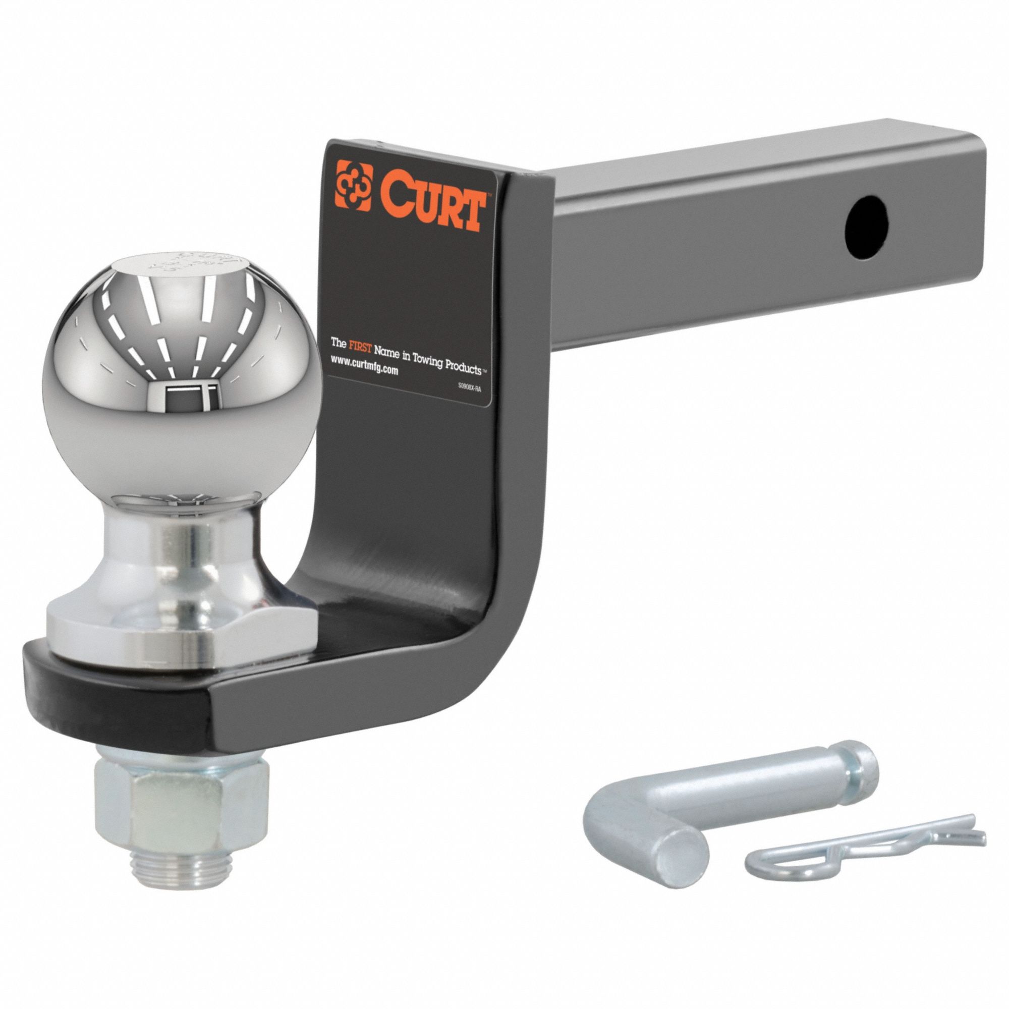 Towing Ball Mount: II, 1 in Compatible Ball Shank Dia, 2 in Ball Dia, Ball Mount Ball Mount