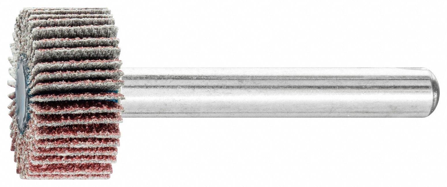 Flap Wheel With Shank, AO, 3/4 in., 60 Grit