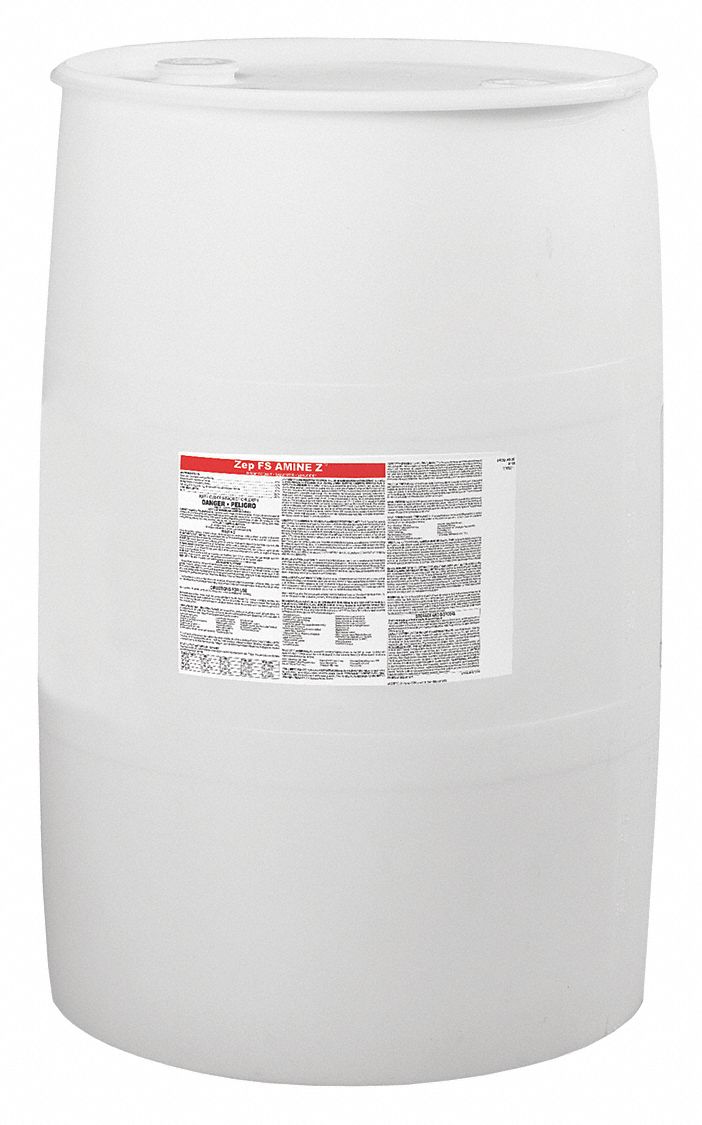 Disinfectant and Sanitizer: Drum, Concentrated, Liquid, Quat, Mild, 55 gal Container Size