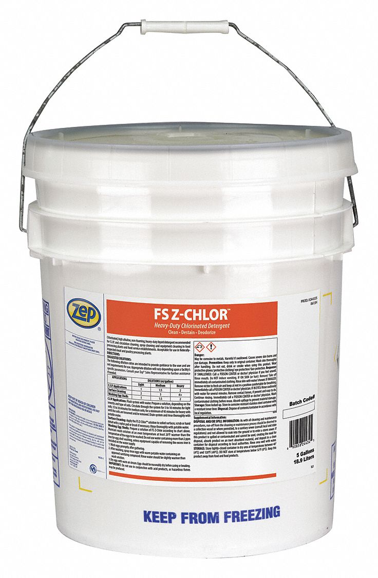 Heavy Duty Cleaner, 5 gal, Bucket
