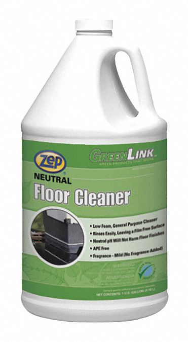 Zep 1 Gal Neutral Floor Cleaner 4 Pk 451c41 191423 Grainger