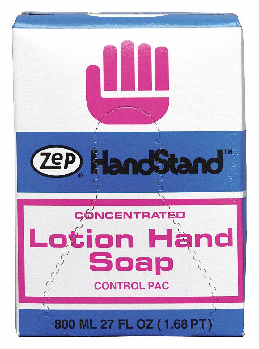 ZEP Hand Soap 800 mL Size, Requires Dispenser, AlcoholFree, Herbal