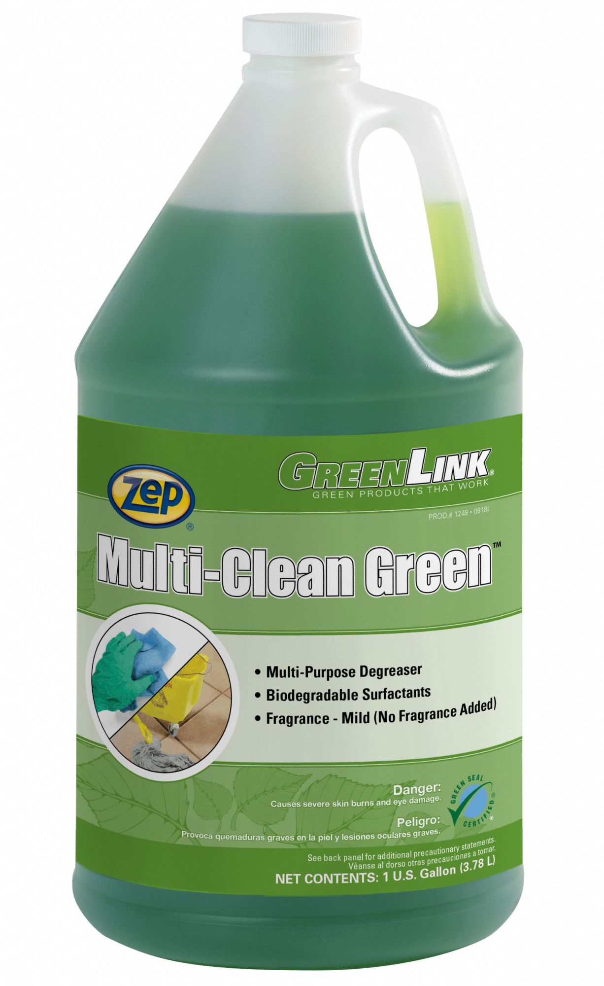 ZEP, Water Based, Jug, MultiPurpose Degreaser 451C96124923 Grainger