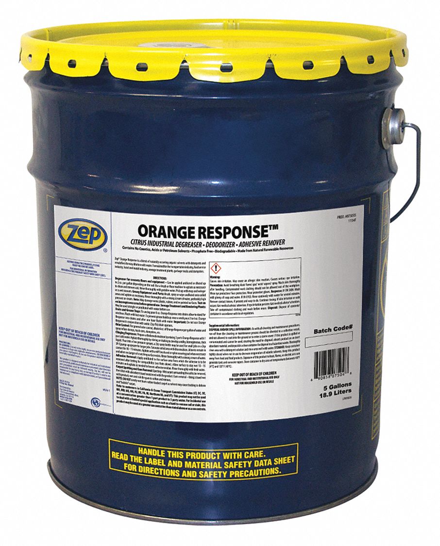 Zep Orange Response Industrial Citrus Degreaser and Deodorizer