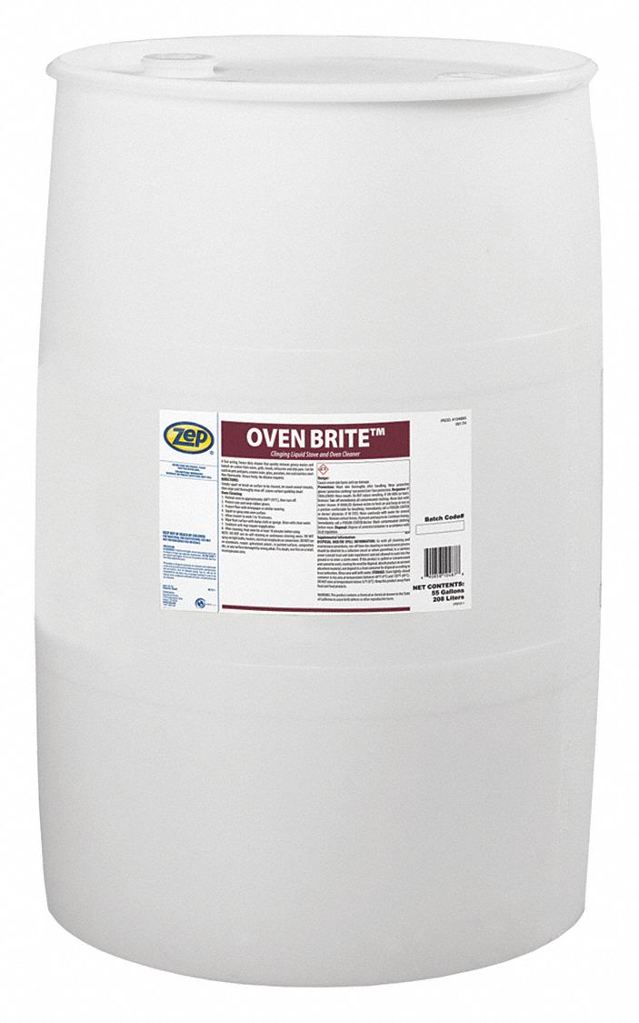 ZEP, Drum, 55 gal, Oven Cleaner 451D21104885 Grainger