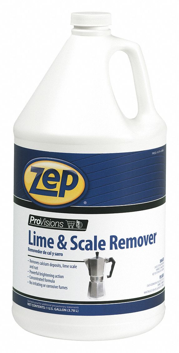 LIME AND SCALE REMOVER, JUG, 1 GALLON CONTAINER SIZE, CONCENTRATED, LIQUID, 4 PK
