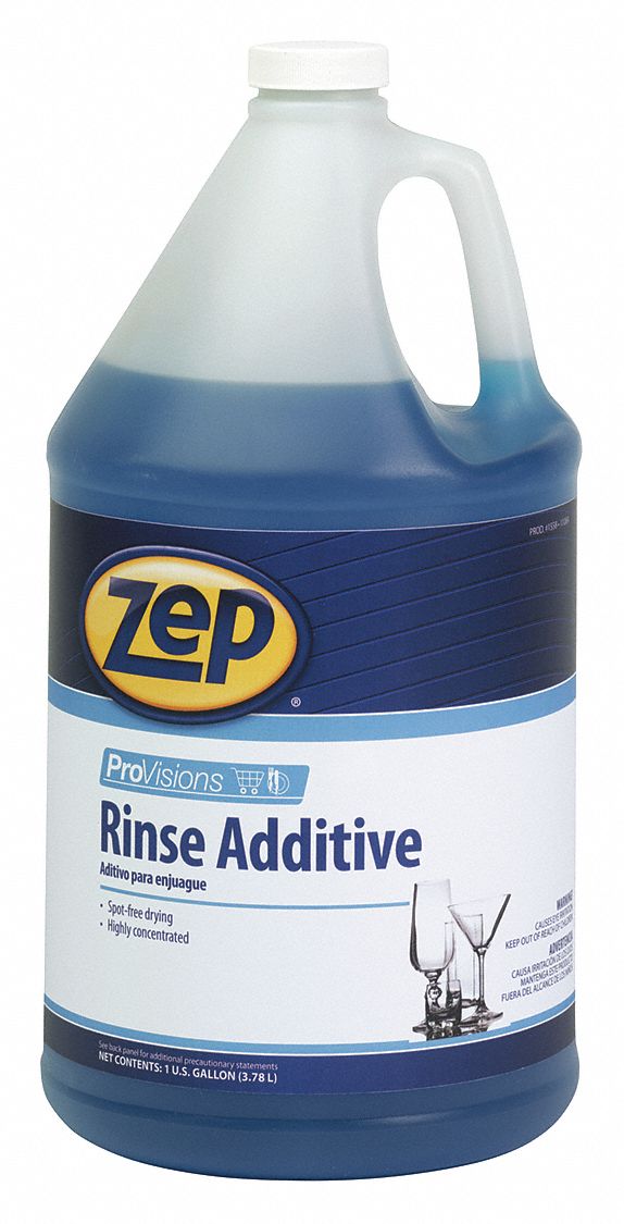 ZEP, Liquid, Jug, Dishwasher Rinse Additive 451D64155824 Grainger