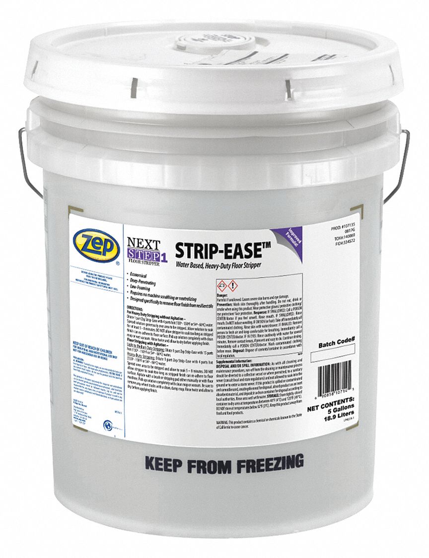 Zep 5 Gal Floor Stripper 1 Ea 451d98 107135 Grainger