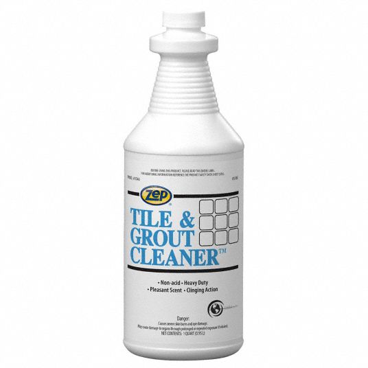 ZEP Heavy Duty Tile and Grout Cleaner: Bottle, 1 qt Container Size, Ready  to Use, Liquid, 12 PK