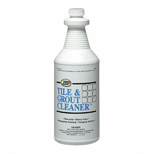 ZEP Heavy Duty Tile and Grout Cleaner, 1 qt Container Size, Bottle
