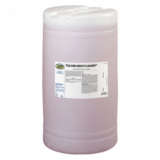 ZEP, Drum, 20 gal Container Size, Heavy Duty Tile and Grout Cleaner
