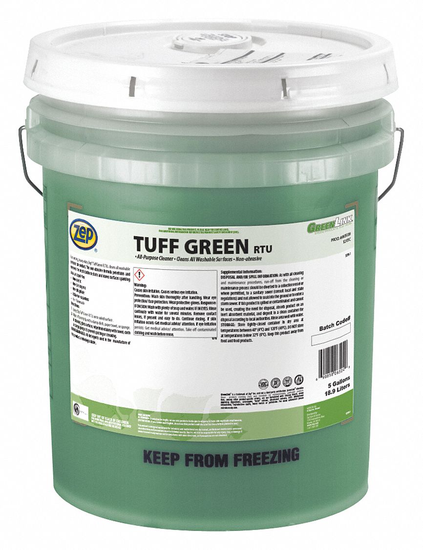 ZEP All Purpose Cleaner, 5 gal 451F2065039 Grainger