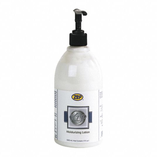 ZEP Hand Lotion Pump Bottle, Liquid, 500 mL Size, Moisturizing, Lotion Emollients, 12 PK