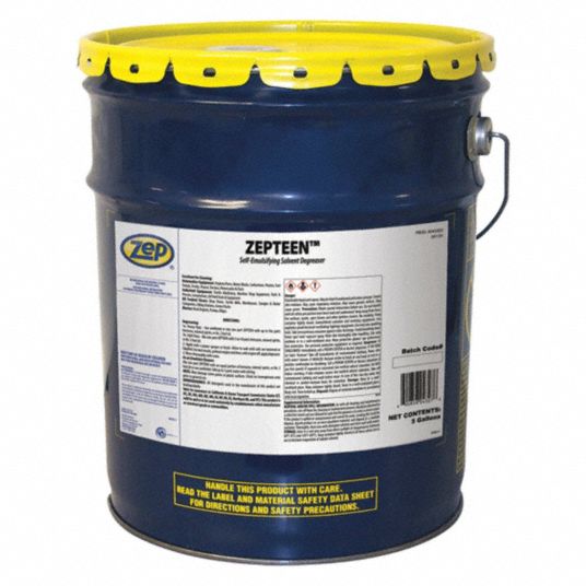 Zep Degreaser: Soy-Based Solvent, Drum, 55 Gal Container size, Concentrated, 3% VOC Content