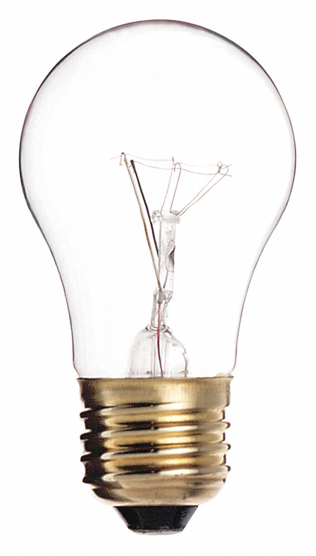 Incandescent Bulb: (A) Classic, 40 W Watt, 225 lm_300 lm Light Output, Appliance