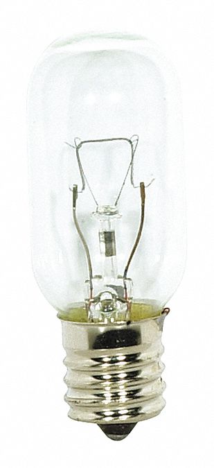 Incandescent Bulb: (T) Tubular, 40 W Watt, 360 lm Light Output
