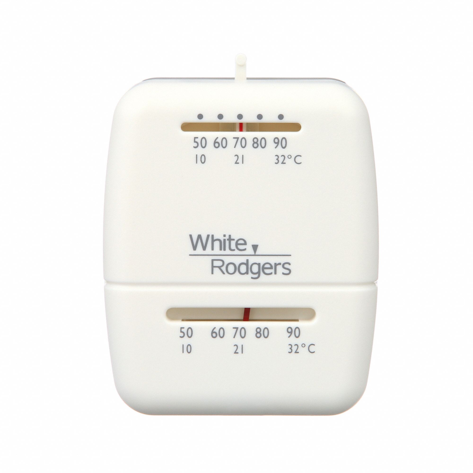 Low Voltage Thermostat: Heat Only, RH/W, No Fan Setting, On, On/No Fan Setting, Vertical