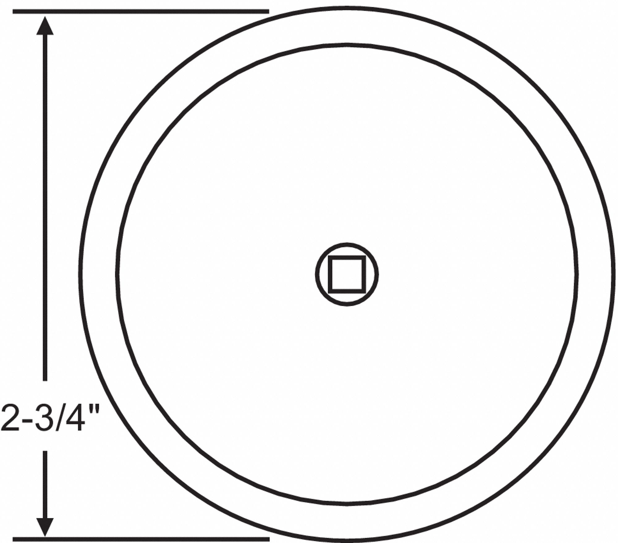 CABINET KNOB BACK PLATE,ROUND SHAPE