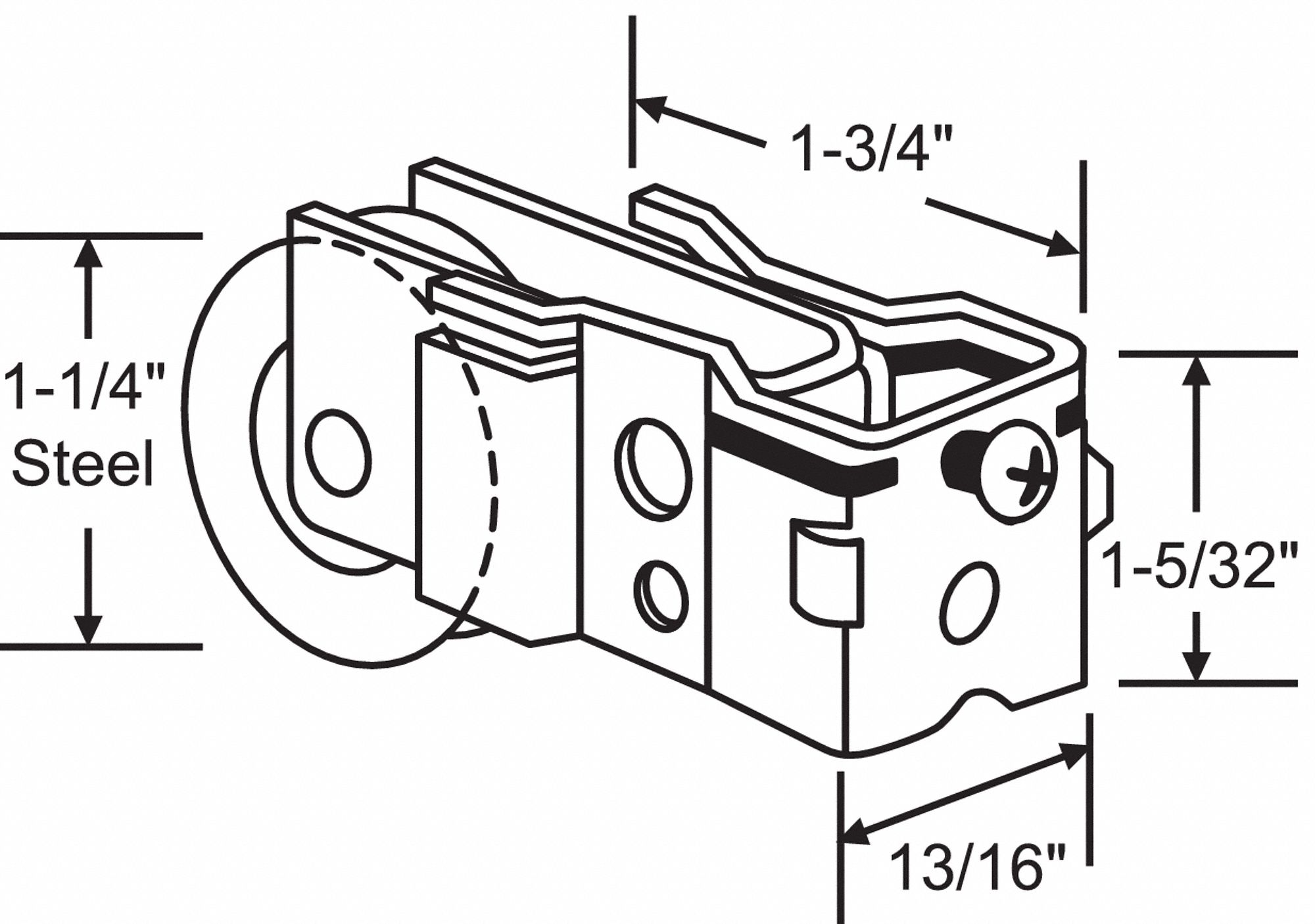 ROLLER ASSEMBLY,STEEL,PLATED