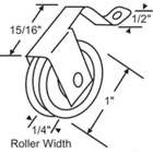 ROLLER ASSEMBLY,STEEL,PLATED