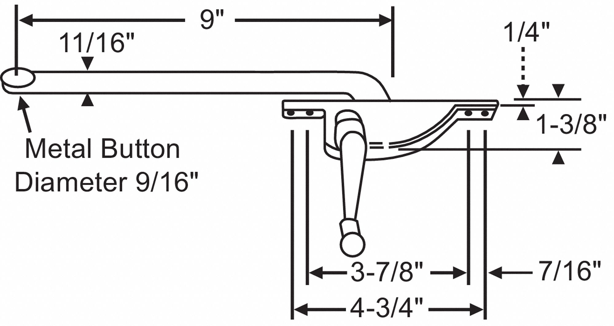 WINDOW OPERATOR,RIGHT HAND,12