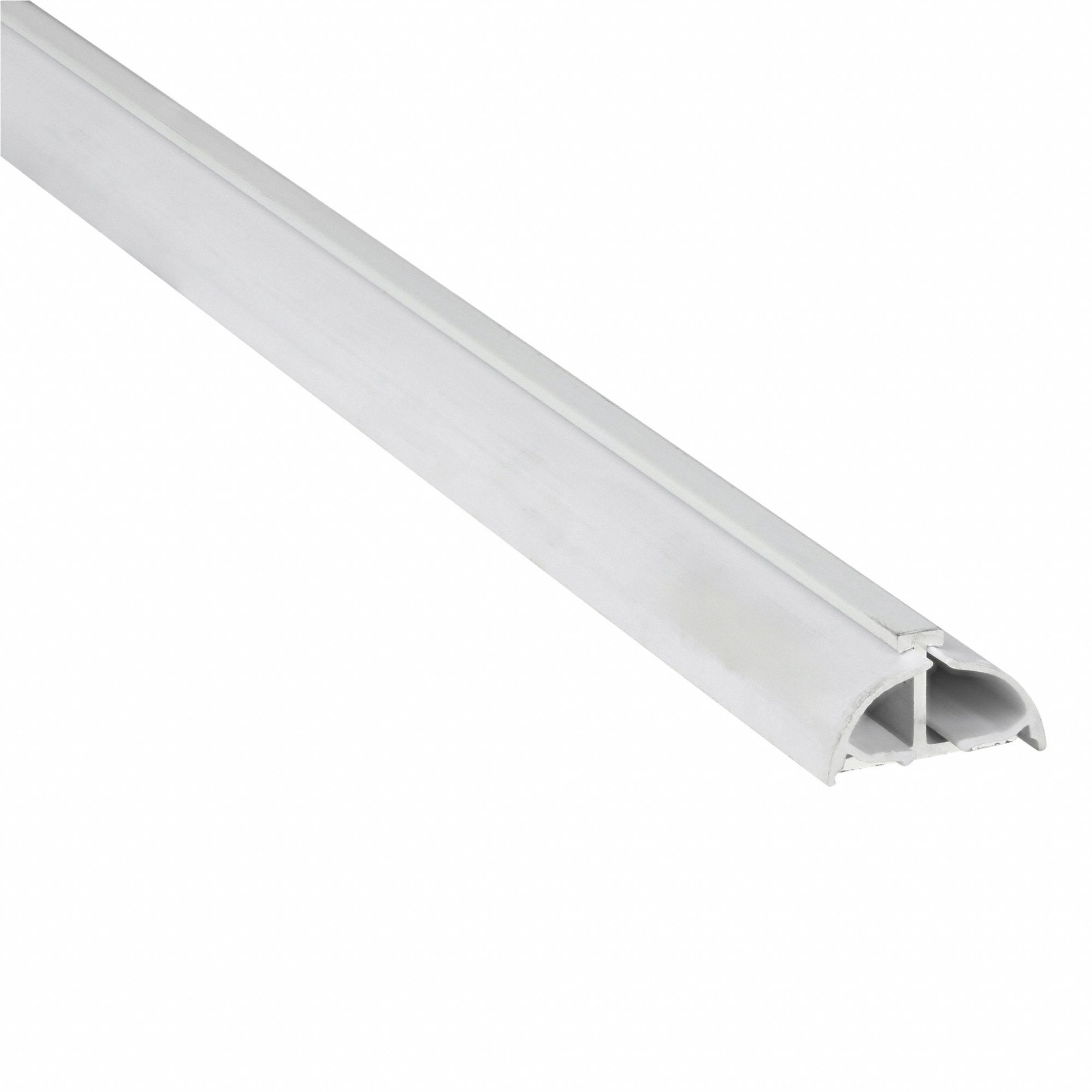 Window Mounting: 72 in Overall Lg, White, Window Mounting