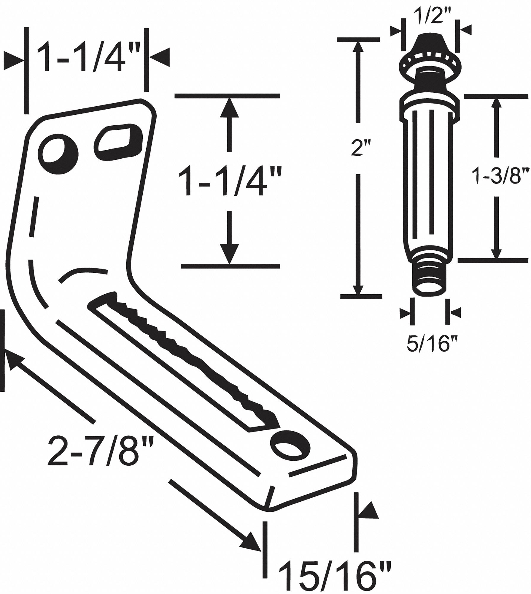 PIVOT SET,STEEL,PLATED