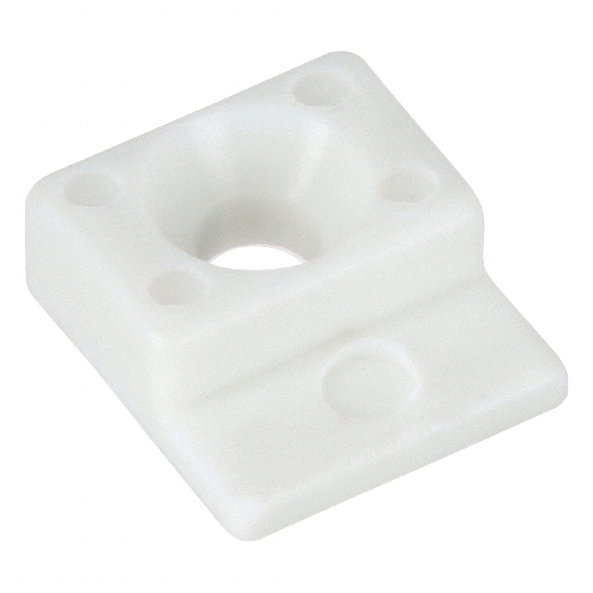 Face Guide: 9/16 in Overall Lg, White, Face Guide