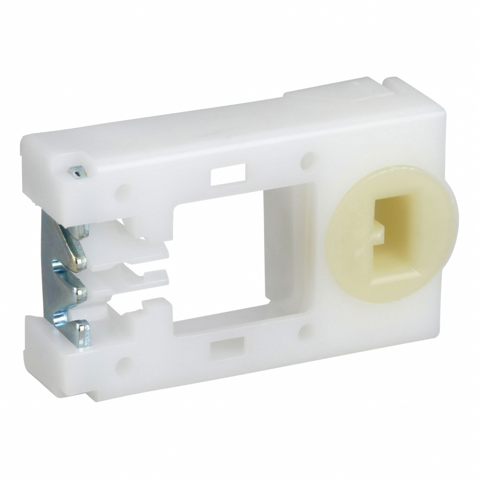 Pivot Lock Shoe: Pivot Lock Shoe, Handle Not Included, Non-Handed, Jamb, White