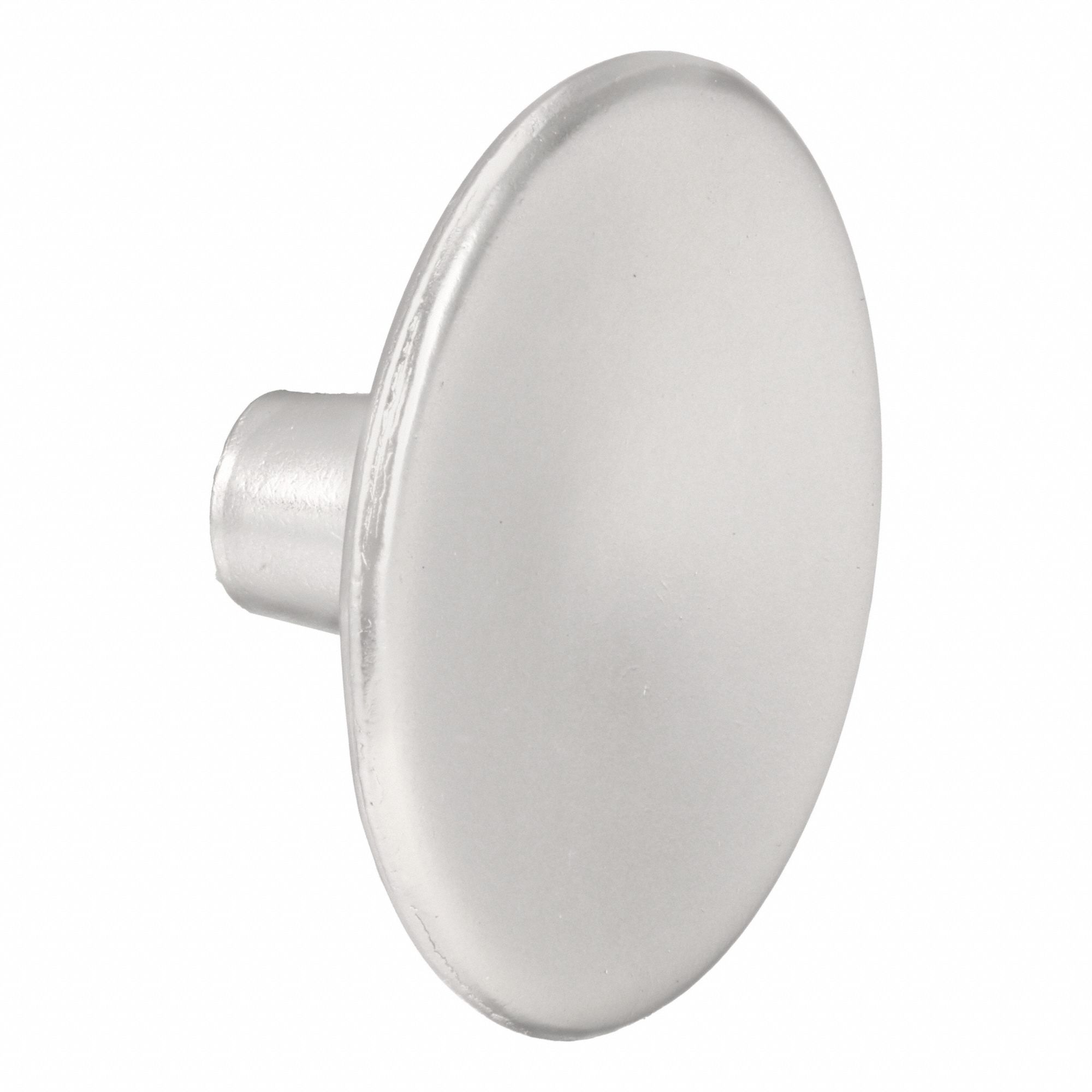 Cabinet Knob: Zinc, Satin Nickel, 1 1/2 in Grip Dia