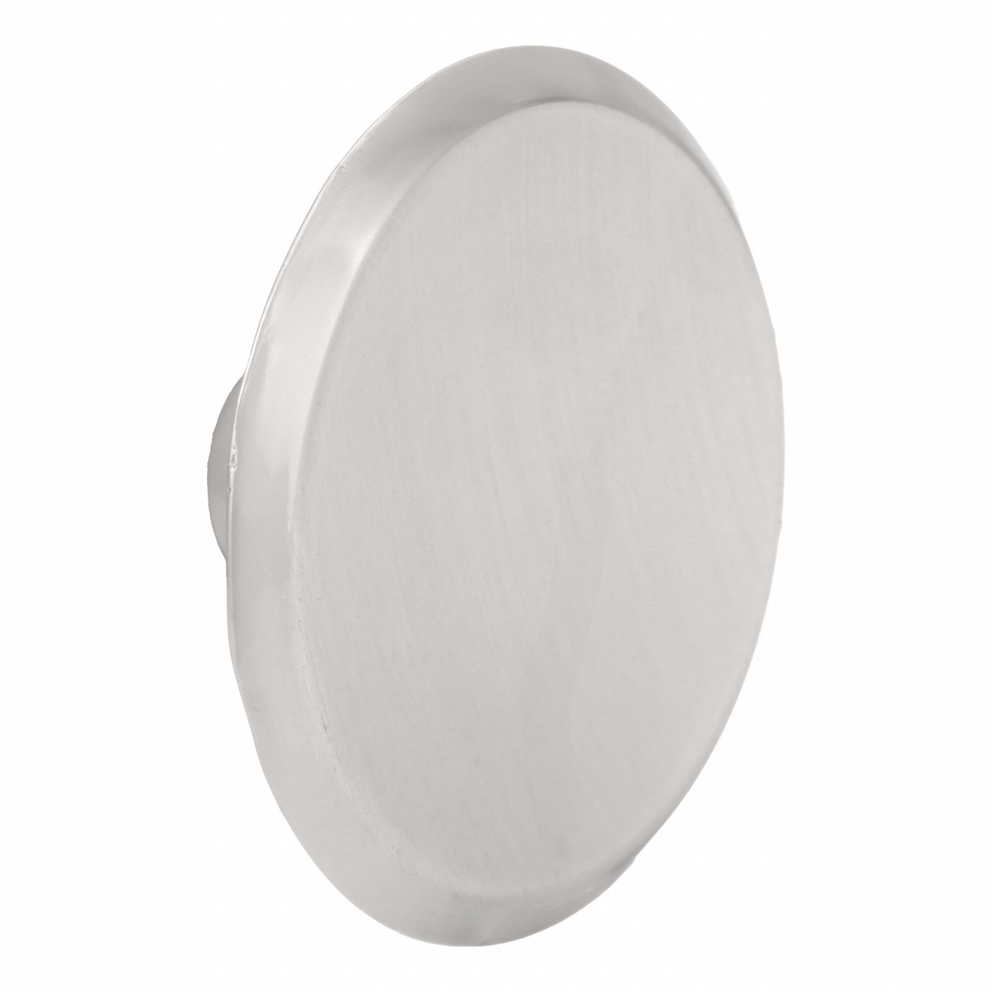 Cabinet Knob: Zinc, Satin Nickel, 1 3/4 in Grip Dia