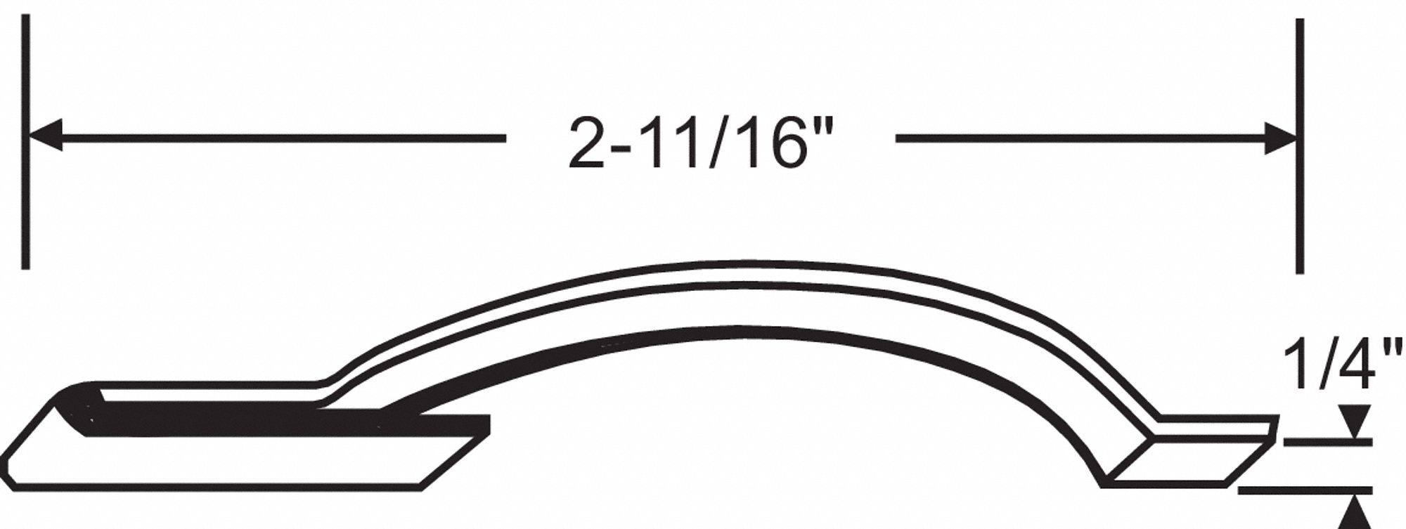 FRAME TENSION SPRING,SCREEN ,2-25/64" L