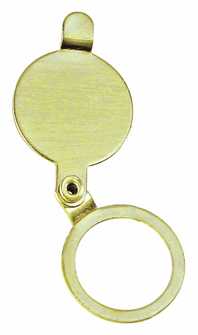 Door Viewer Cover: 200° Viewing Angle, Brass