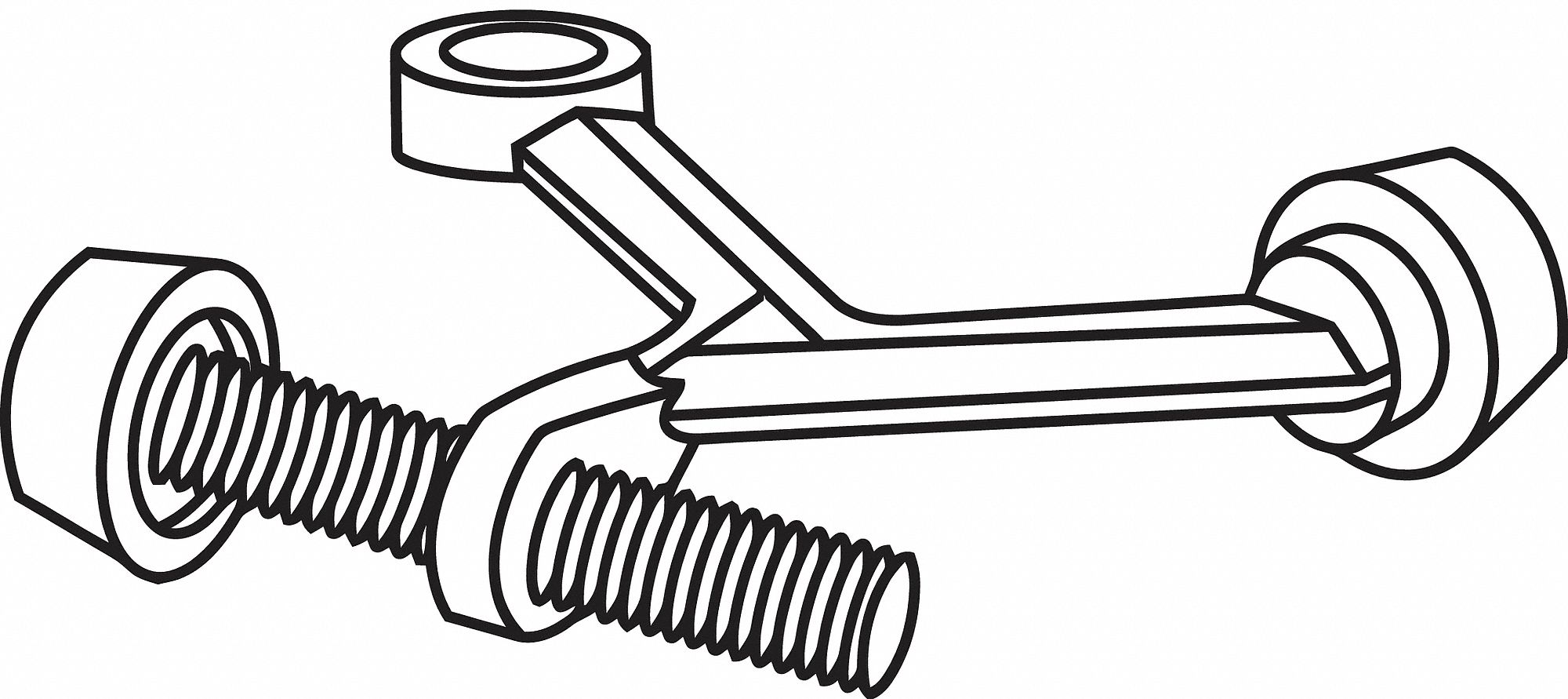 Door Mount, Unfinished, Door Stop 451J8419142SN Grainger