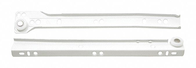 DRAWER SLIDE,22" L,STEEL PLATED