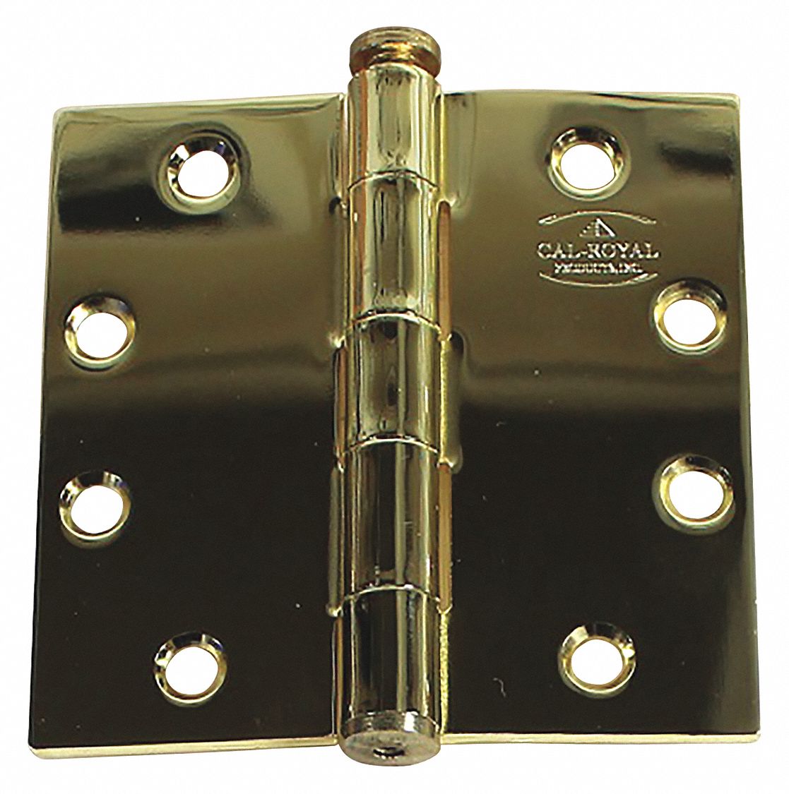 4 Holes per Leaf, 4 1/2 in Door Leaf Ht, Butt Hinge 451K0656408BRS
