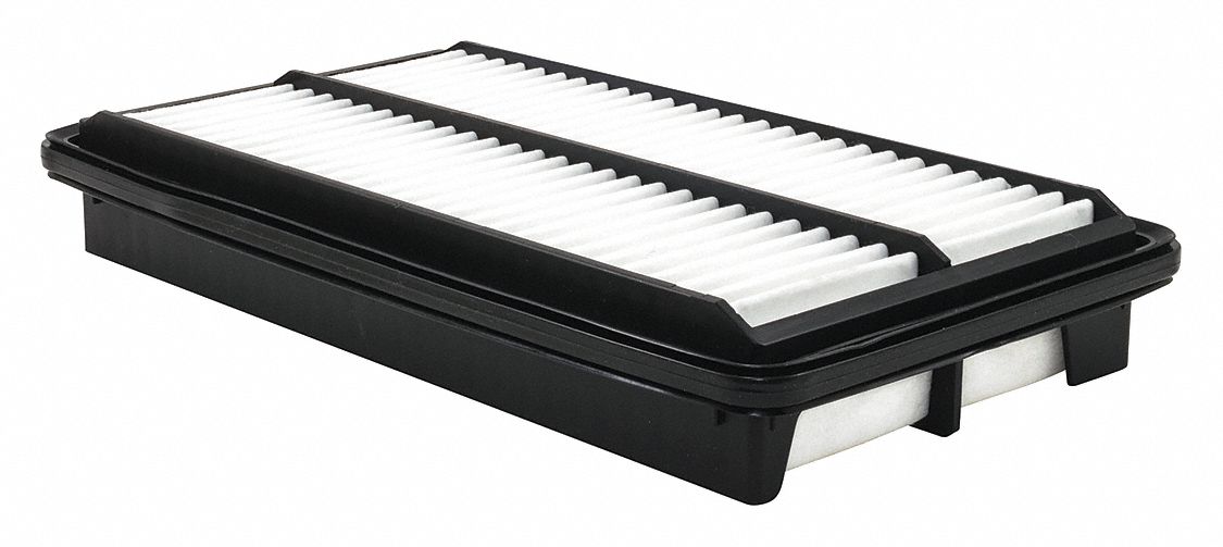 Automotive Air Filter: Panel, Engine, Rectangular, Panel, 11 9/16 in Overall Lg