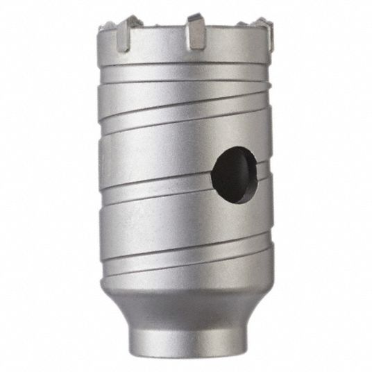 MILWAUKEE Core Center Bit, SDS Plus, 1 9/16 in, Maximum Drilling Depth