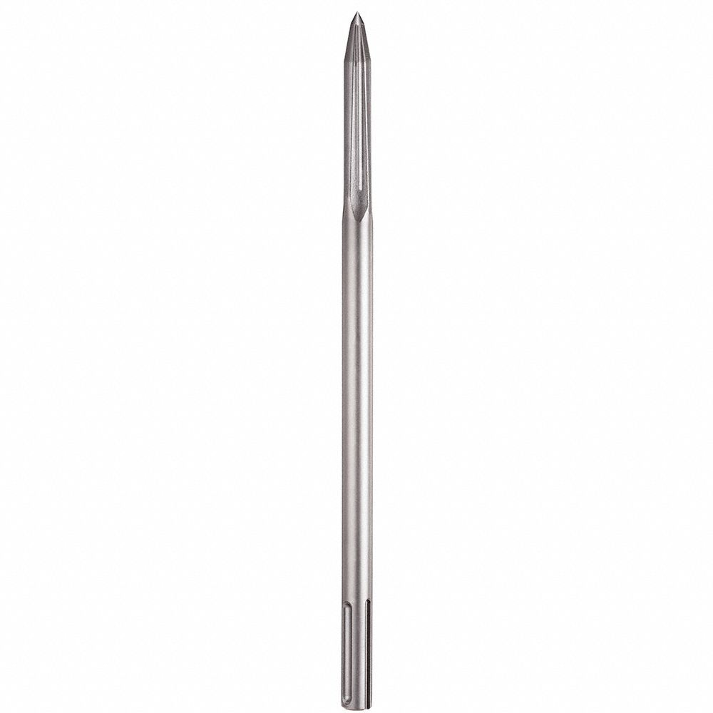 SELF SHARPENING CHISEL BIT, ½ IN HEAD W, 16 IN LENGTH, 45/64 IN SHANK DIAMETER