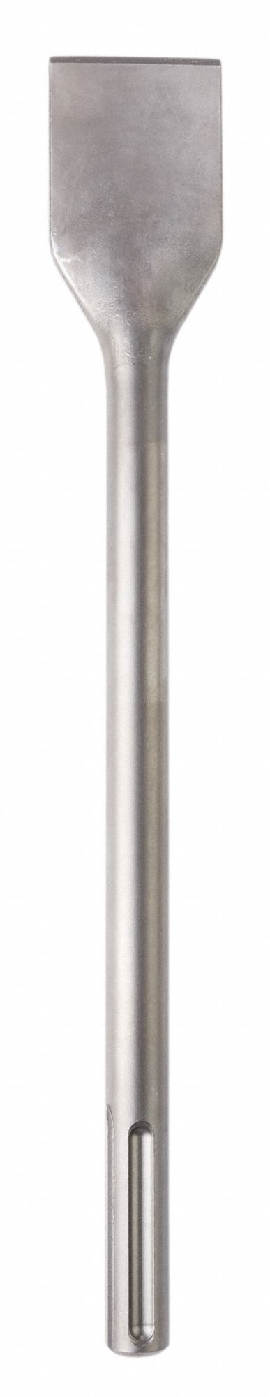 SELF SHARPENING CHISEL BIT, 2 IN HEAD W, 15 IN LENGTH, 45/64 IN SHANK DIAMETER