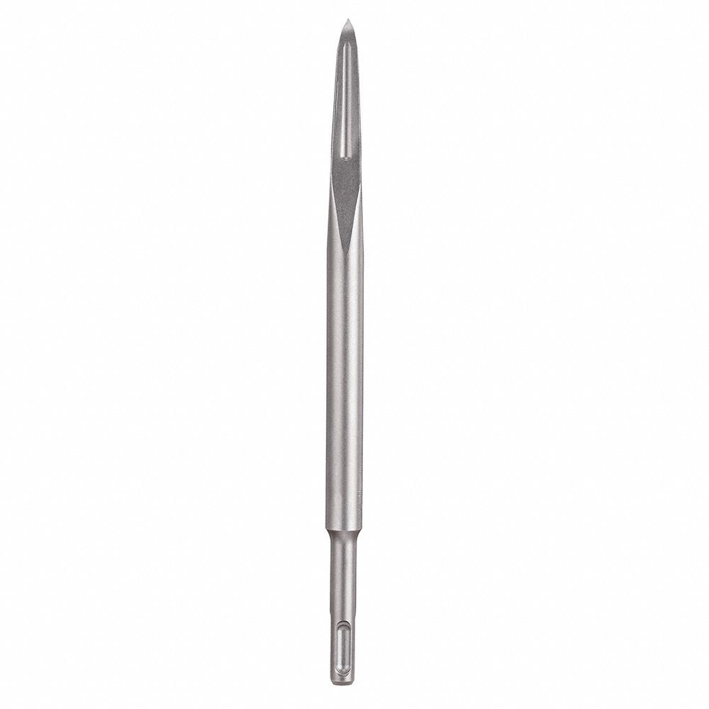 SELF SHARPENING CHISEL BIT, ½ IN HEAD W, 10 IN LENGTH, 25/64 IN SHANK DIAMETER