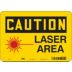 Caution: Laser Area Signs