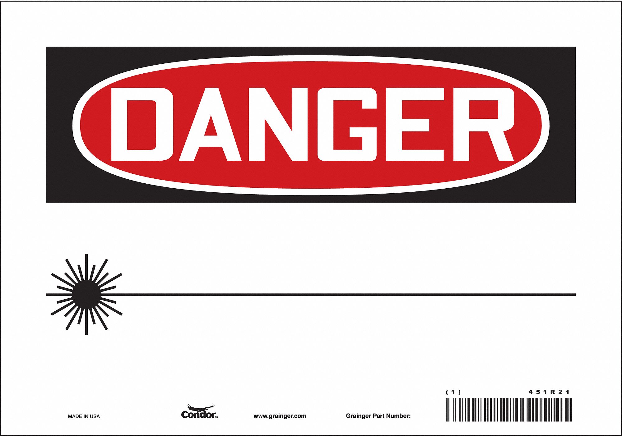 Safety Sign: Vinyl, Adhesive Sign Mounting, 7 in x 10 in Nominal Sign Size, Not Retroreflective
