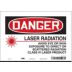 Danger: Laser Radiation Avoid Eye Or Skin Exposure To Direct Or Scattered Radiation Class Iv Laser Product Signs
