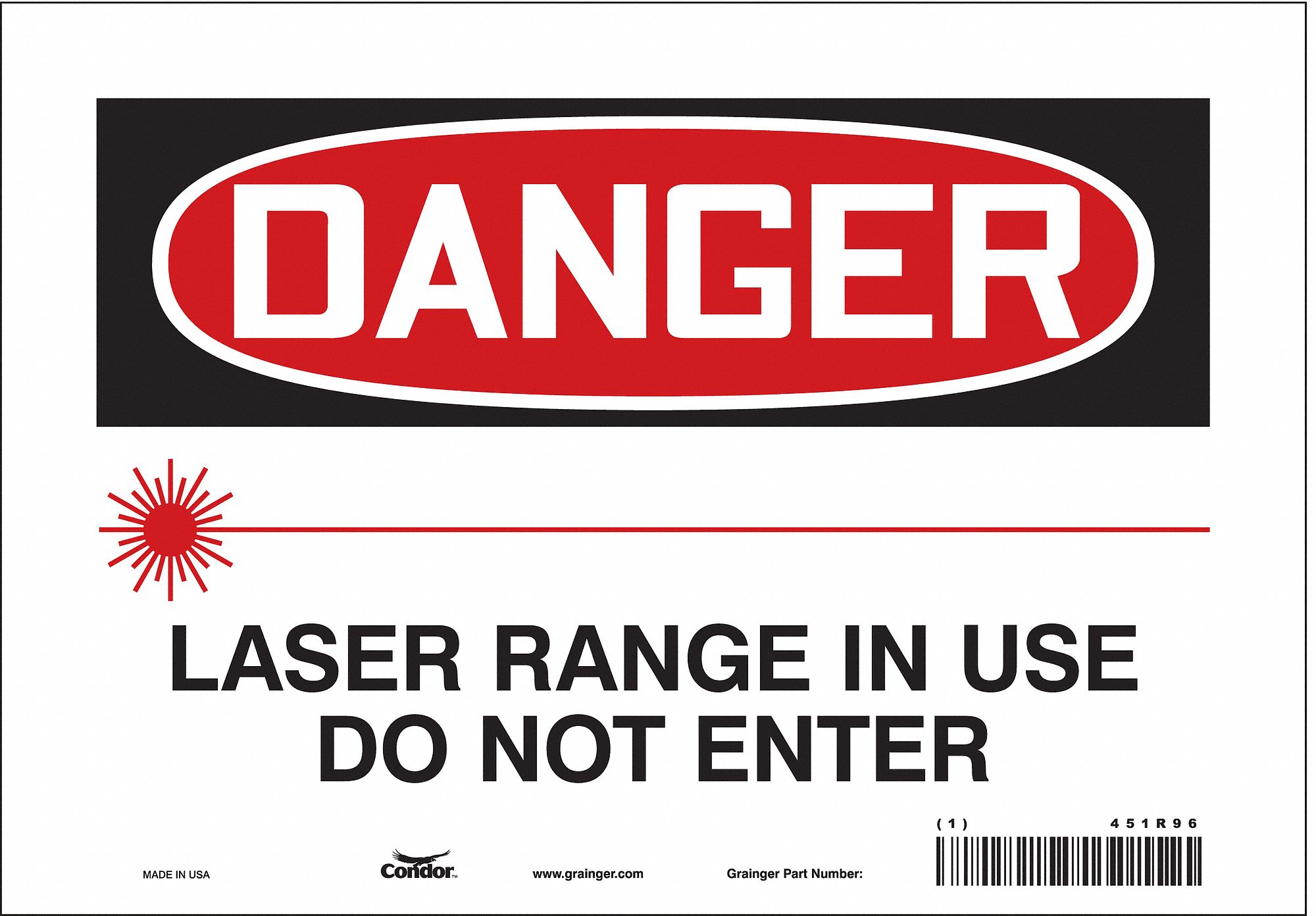 Safety Sign: Vinyl, Adhesive Sign Mounting, 7 in x 10 in Nominal Sign Size, Not Retroreflective