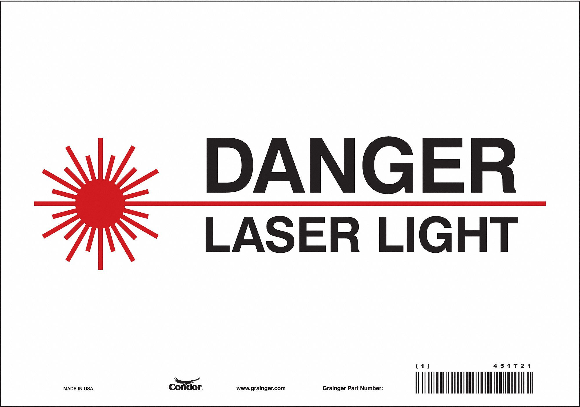 Safety Sign: Vinyl, Adhesive Sign Mounting, 7 in x 10 in Nominal Sign Size, Not Retroreflective
