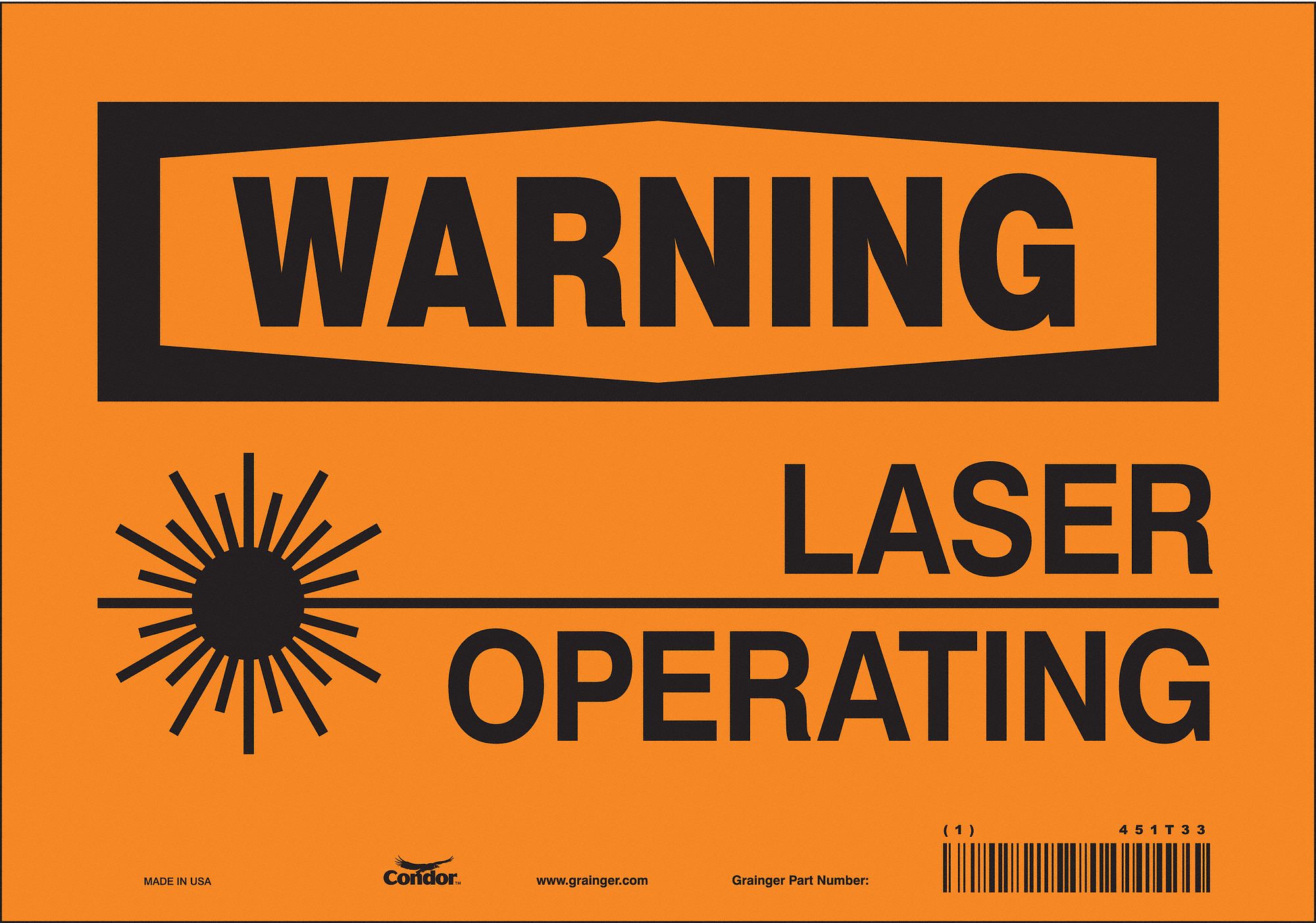 Safety Sign: Vinyl, Adhesive Sign Mounting, 7 in x 10 in Nominal Sign Size, Not Retroreflective