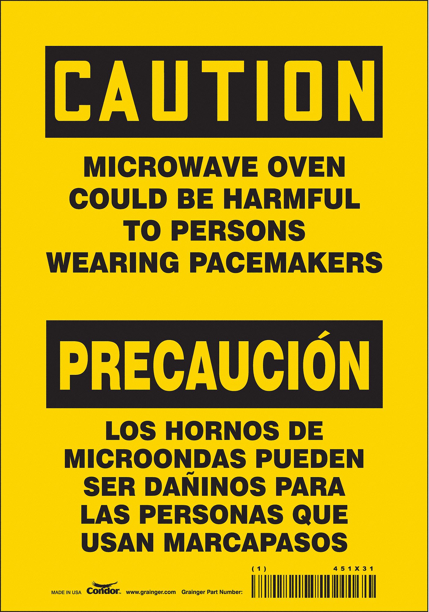 Safety Sign: Vinyl, Adhesive Sign Mounting, 7 in x 10 in Nominal Sign Size, Not Retroreflective