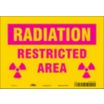 Radiation: Restricted Area Signs
